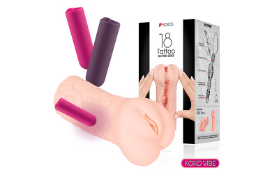 Tattoo Auto, мастурбатор вагина с вибрацией (M03-001-06V)