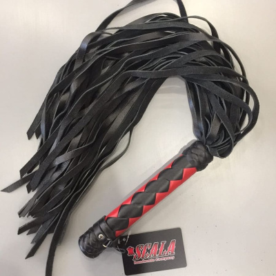 Рукоять с плетением 32мм 35*10 хвостов Классик BDSM SCALA (F-00020)