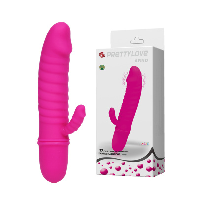 Вибромассажёр ARND 10 режимов вибрации, L 115 мм D 22 мм, силикон (BI-014289)