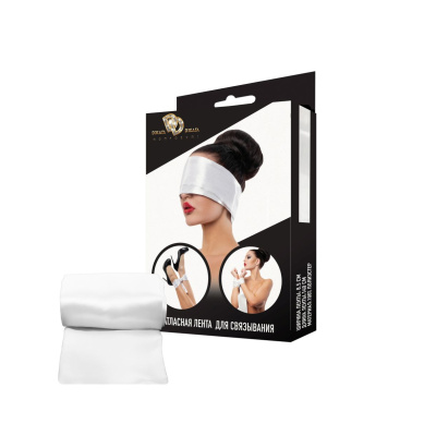 Атласная лента для связывания белая (961-06 BX DD)