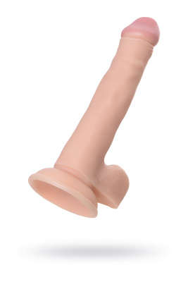 Реалистичный фаллоимитатор TOYFA RealStick Nude, PVC, телесный, 22,5 см (0T-00008182)