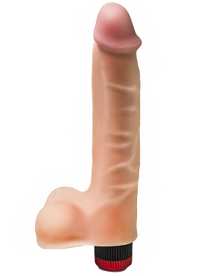 ВИБРАТОР РЕАЛИСТИК L 225 мм D 45 мм, киберкожа (802400)