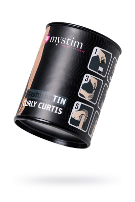 Мастурбатор MasturbaTIN Curly Curtis, TPE, белый, 4.5 см (0T-00013412)
